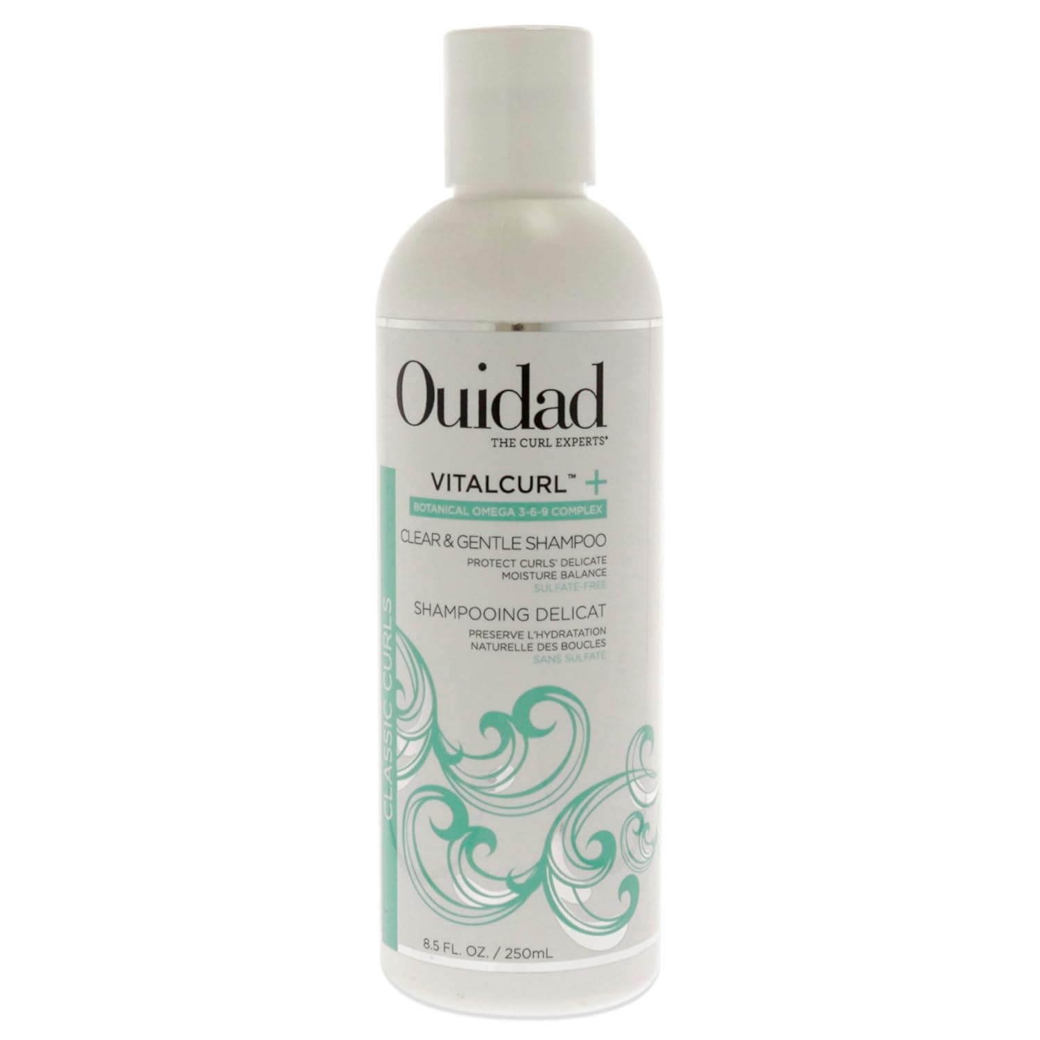 Ouidad Vitalcurl+ Clear & Gentle Shampoo, 8.5 Fl Oz