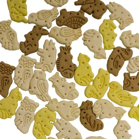 Extra Select 3 Colour Animal Figure Dog Treat Biscuits in a 1ltr Bucket (approx 130 biscuits)?01SBT16