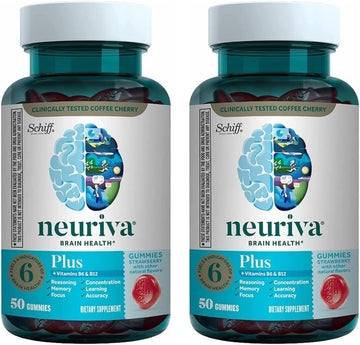 Neuriva Brain Performance Plus Gummies 50 Ct (Pack Of 2)