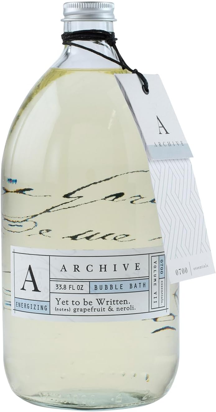 Archive Journey Within Bubble Bath For Adults, 33.8 Fl. Oz. – Grapefruit & Neroli Fragrance – Blend Of Natural Oils, Refine Bath Bubbles For Women Or Men, Adult Bubble Bath