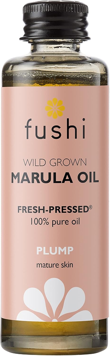Fushi Organic Marula Seed Oil 50Ml | Virgin & Fresh-Pressed | Rich In Fatty Acids, Vitamins C & E | Best For Fine Lines, Anti-Ageing, Dehydrated Skin & Moisturising | Ethical & Vegan |Made In The Uk