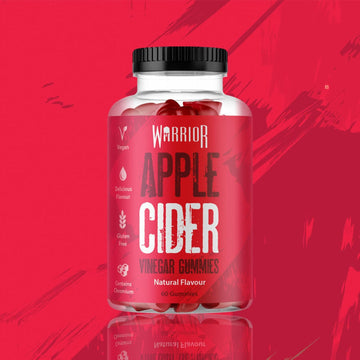 Warrior Apple Cider Vinegar Gummies – 1000 Mg Per Serving – High Strength – Contains Vitamin C & Chromium, With Pomegranate Juice – Acv Vegan Gummy Supplement (60 Count)