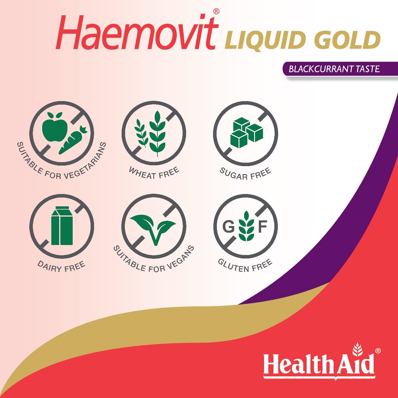HealthAid Haemovit Gold Tonic Liquid 200ml (Pack of 2) : Amazon.co.uk: Health & Personal Care