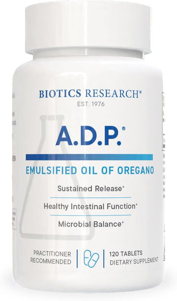 Biotics Research ADP Oil of Oregano – Highly Concentrated, Optimal Absorption, 120 Tablets