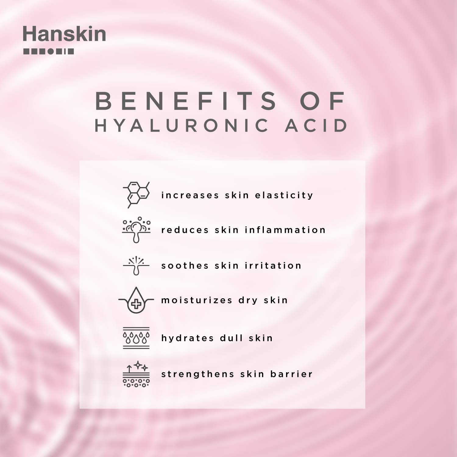 Hanskin Real Complexion Hyaluron Pink Capsule Serum With Vitamin B12, Intensive Moisture Deep Hydration, Hyaluronic Acid [50Ml] : Beauty & Personal Care