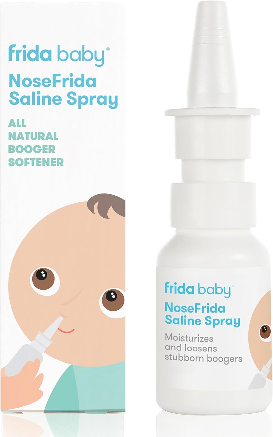 NoseFrida All-Natural Saline Nasal Snot Spray by Frida Baby, 0.68 Fl Oz (Pack of 1)