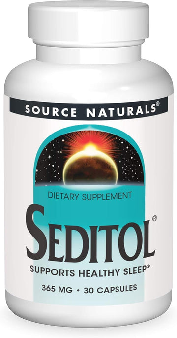 Source Naturals Seditol, Supports Healthy Sleep*, 365 mg - 30 Capsules