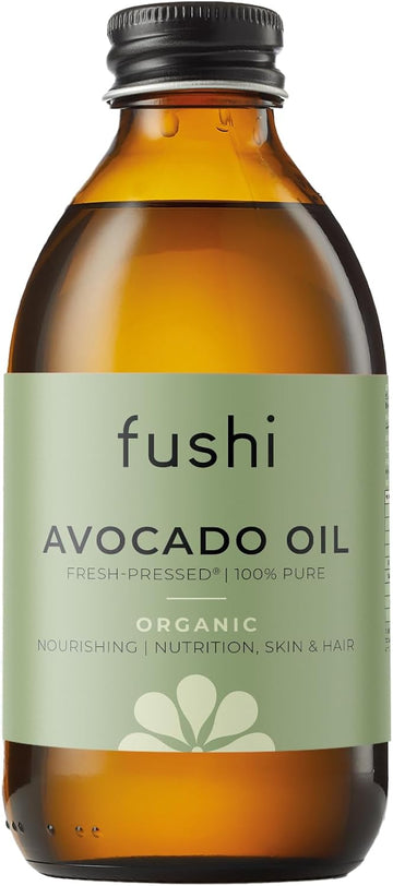 Fushi Avocado Organic Oil 100Ml Extra Virgin, Biodynamic Harvested Cold Pressed