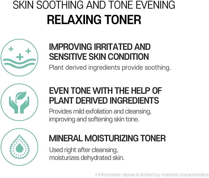 I'M Sorry For My Skin Relaxing Toner - Mineral Calming, Hydrating And Soothing Facial Toner, Korean Skincare For Sensitive And Irritated Skin, 6.76 Fl Oz (200Ml) : Beauty & Personal Care