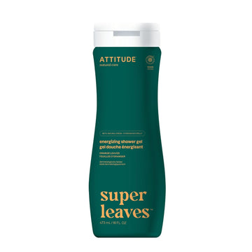 Attitude Body Wash, Ewg Verified Shower Gel, Dermatologically Tested, Plant And Mineral-Based, Vegan Personal Care Products, Red Vine Leaves, 16 Fl Oz