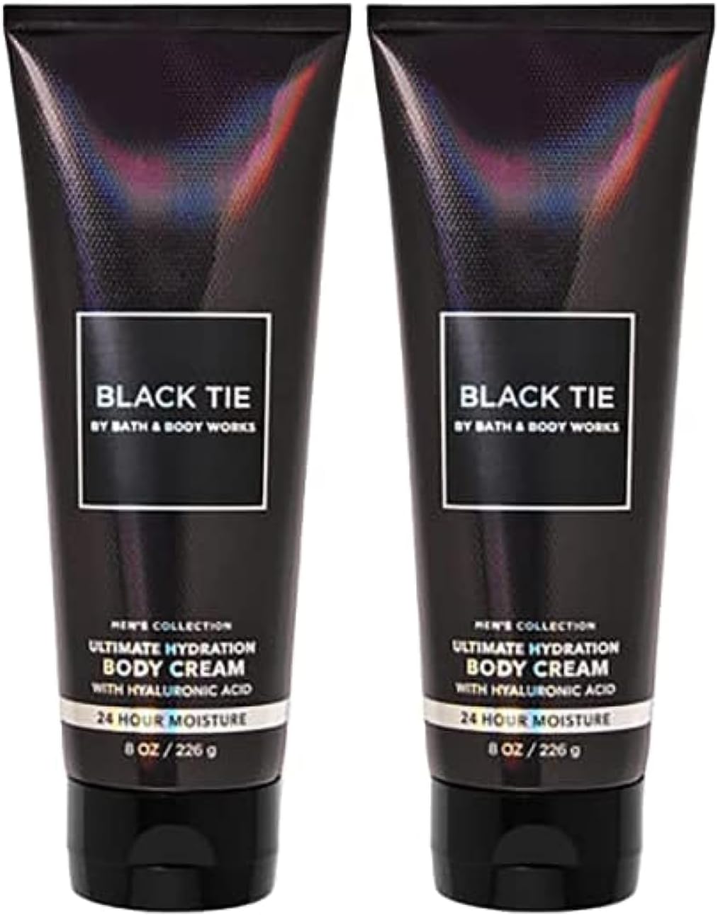 Bath And Body Works Men'S Collection Ultimate Hydration Ultra Shea Body Cream 8 Oz 2 Pack (Black Tie)