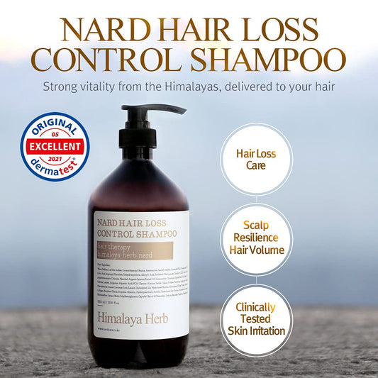 Bouquet Garni Hair Loss Control Shampoo, 16.9 Fl. Oz - With 4 Patented Natural Ingredients And Amino Acids, Hydrolyzed Protein, Argan And Jojoba Seed Oil - For Growth, Adults