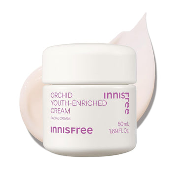 Innisfree Orchid Youth-Enriched Cream, Korean Face Moisturizer For Firming, Hydration, And Youthful Skin