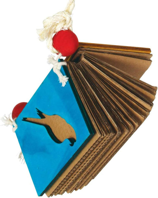 Book Worm Chewable Foraging Parrot African Grey Toy