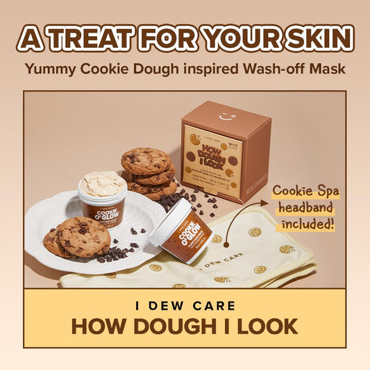 I Dew Care Wash Off Face Mask Set - Scoop Party | Hyaluronic Acid Skincare Essentials, Moisturizing, Hydrating, Soothing, Exfoliating, Deep Cleansing Pore Refining