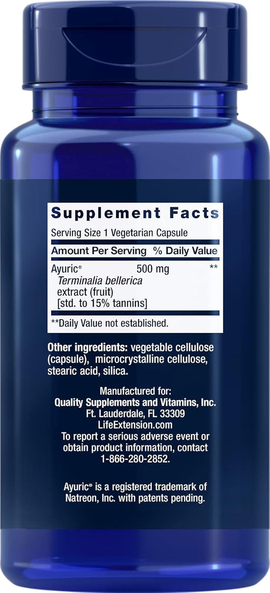 Life Extension Uric Acid Control, 60 Vegetarian Capsules