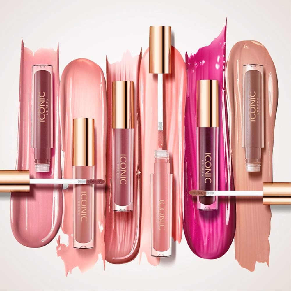 Iconic London Lip Plumping Gloss, Mid Pink/Lovestruck, 5Ml