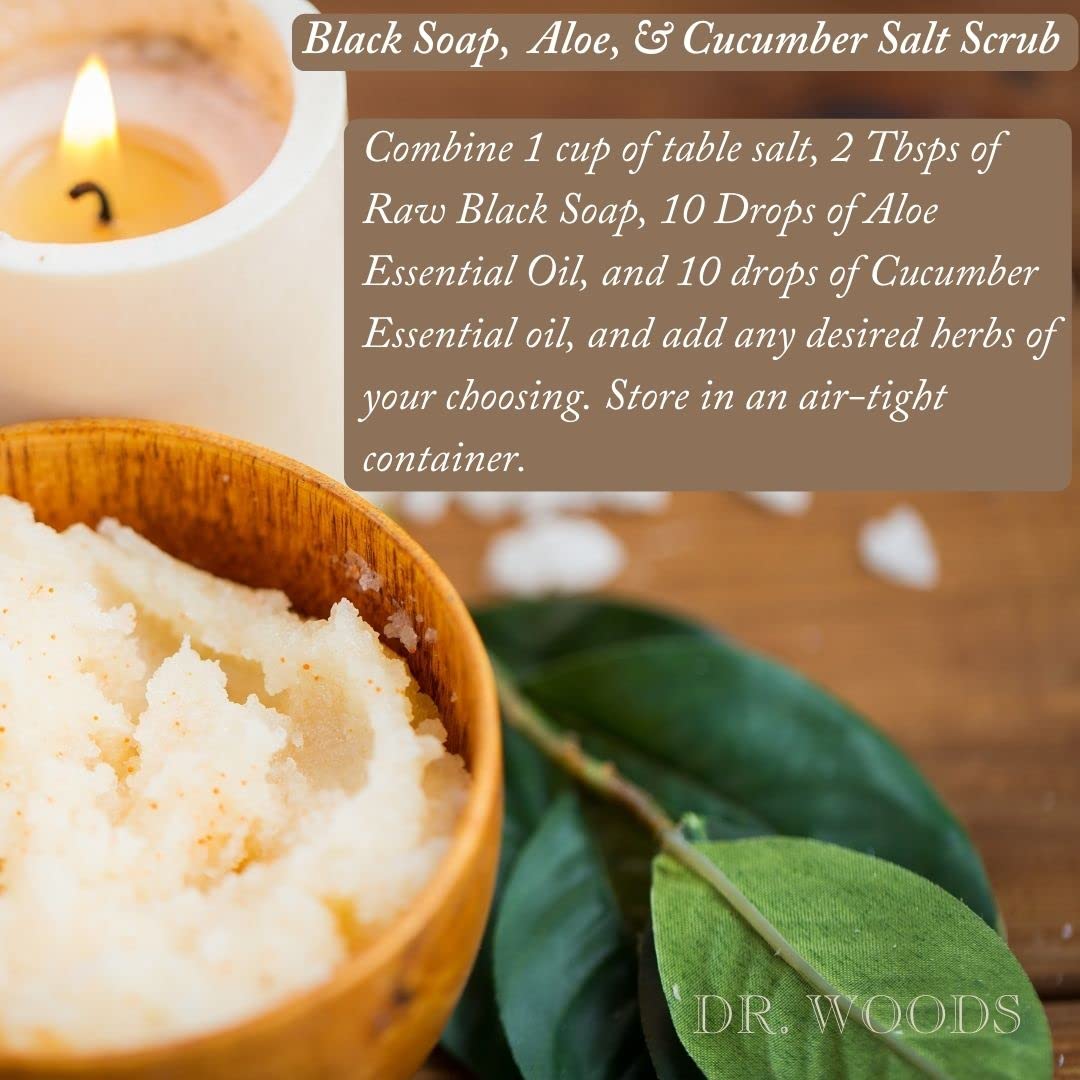Dr. Woods Raw Moisturizing Black Unscented Soap With Organic Shea Butter, 32 Ounce : Beauty & Personal Care