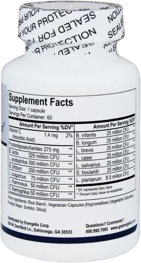 Energetix Flora 12+ 60 Capsules