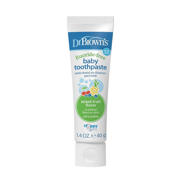 Dr. Brown'S Fluoride-Free Baby Toothpaste,Infant & Toddler Oral Care,Mixed Fruit,1-Pack,1.4Oz/40G,0-3 Years