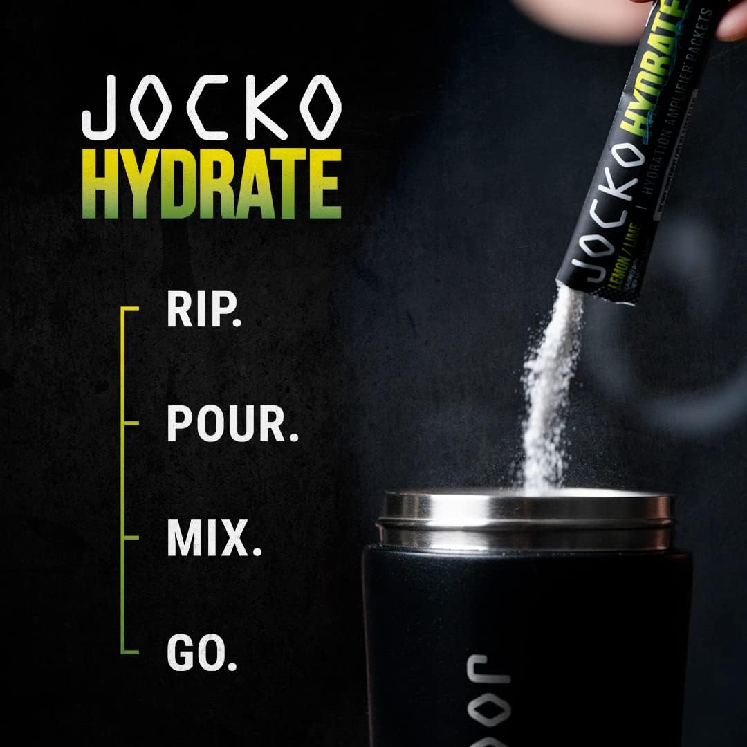 Jocko Fuel Hydrate Electrolytes Powder Packets No Sugar - Hydration Am