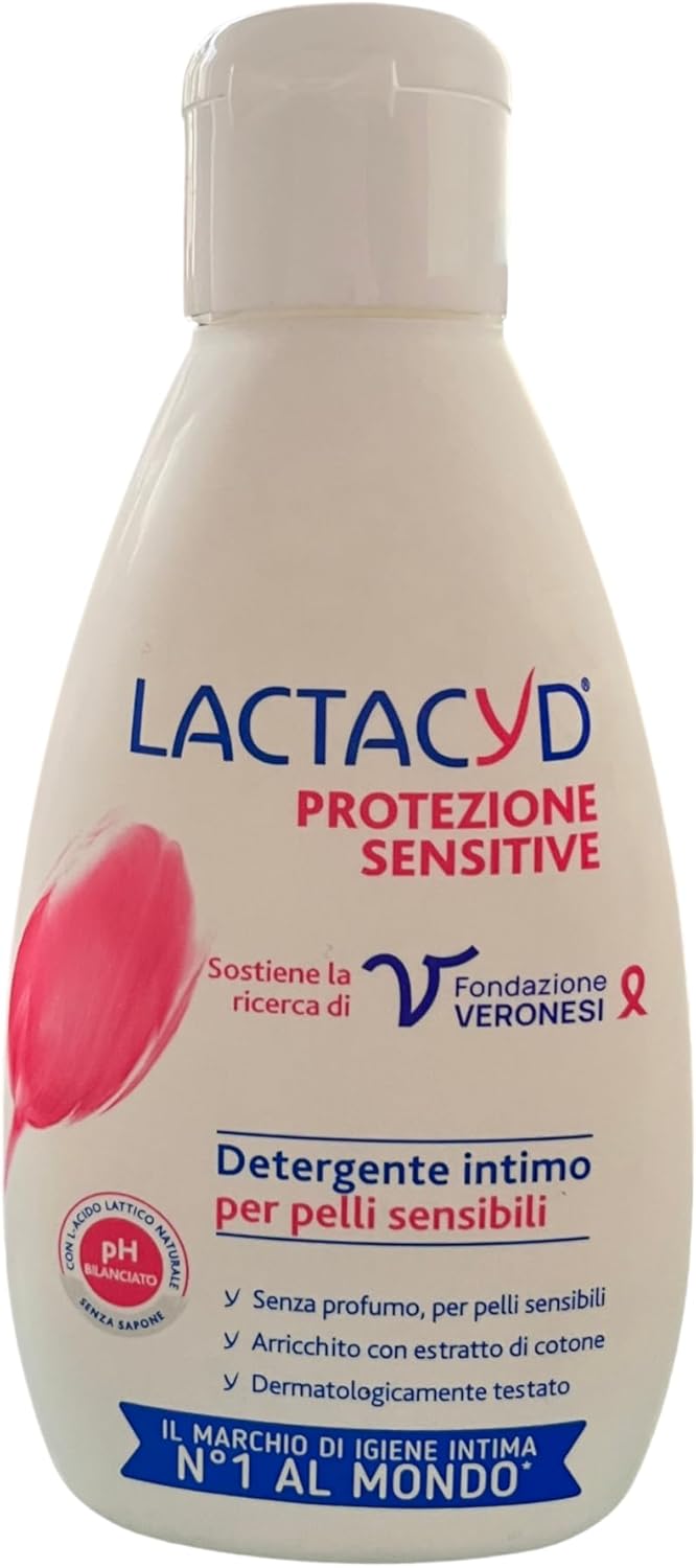 Lactacyd Intimate Wash Sensitive-Enriched With Natural Lactic Acid & Cotton Extract 200Ml By Lactacyd