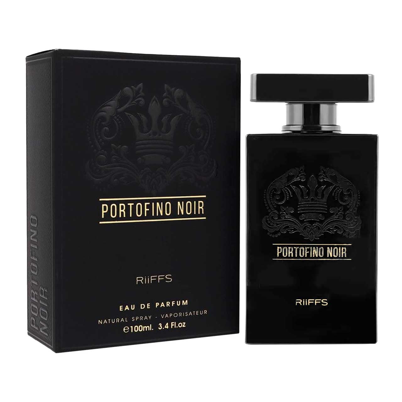 Portofino Noir By Riiffs Eau De Parfum Spray 3.4 Oz : Beauty & Personal Care