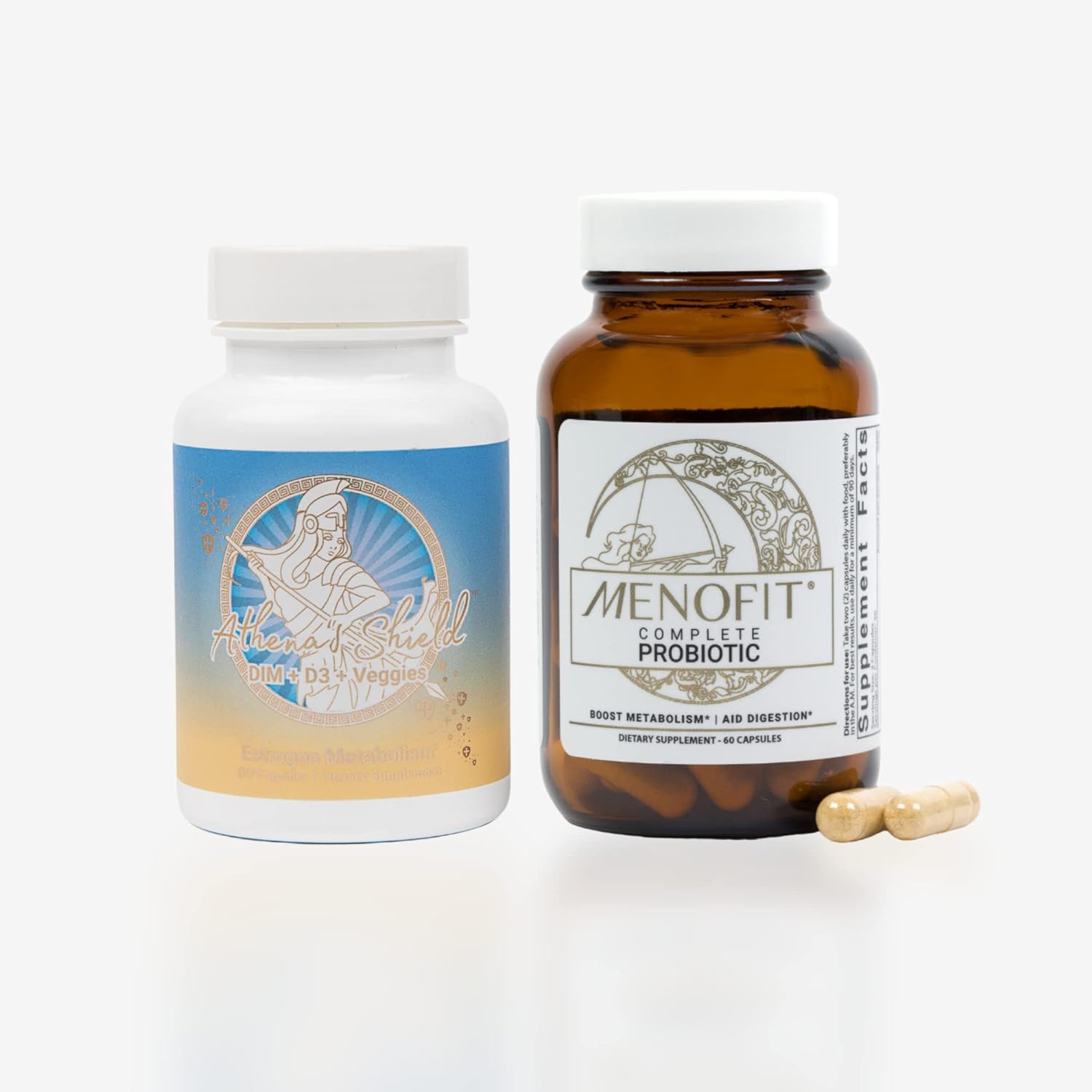 Menolabs Menofit And Dim Bundle- Dim Supplement + D3 And Complete Probiotic - Full Menopause Support - Bundle And Save