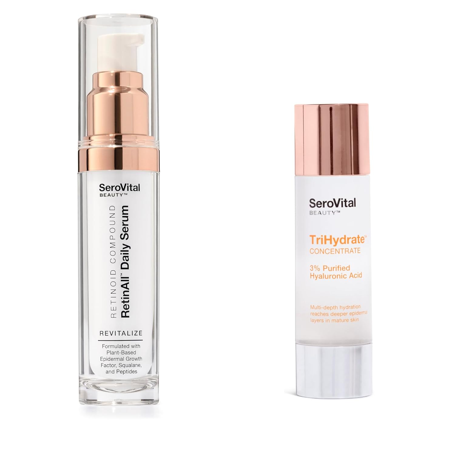 Serovital Skin Basics Bundle: Retinall Daily Serum + Trihydrate