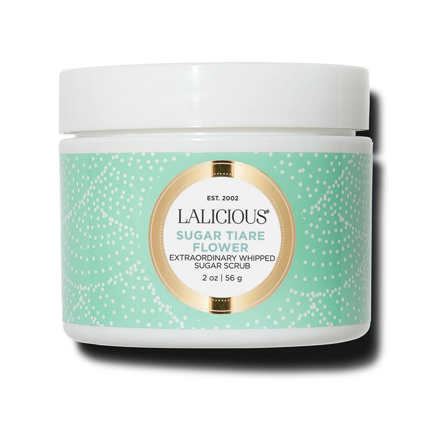 Lalicious Sugar Tiare Flower Extraordinary Whipped Sugar Scrub - Cane Sugar Body & Foot Scrub, Exfoliating & Moisturizing Skin Care With Coconut Oil & Honey, No Parabens (2Oz)