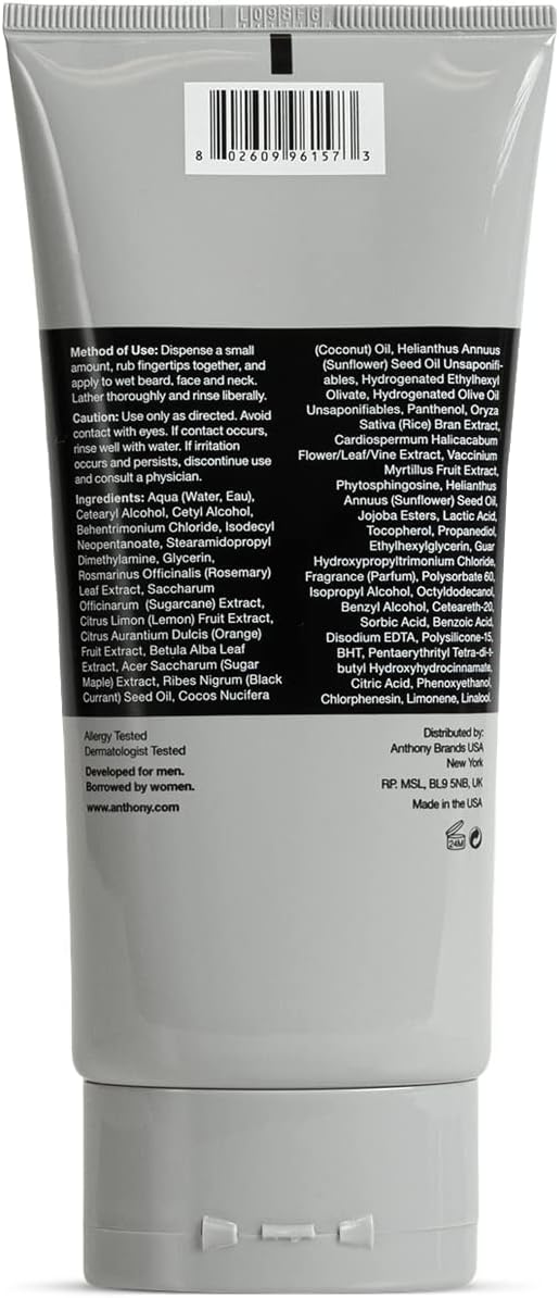 Anthony Conditioning Beard Wash 177 ml : Amazon.co.uk: Health & Personal Care