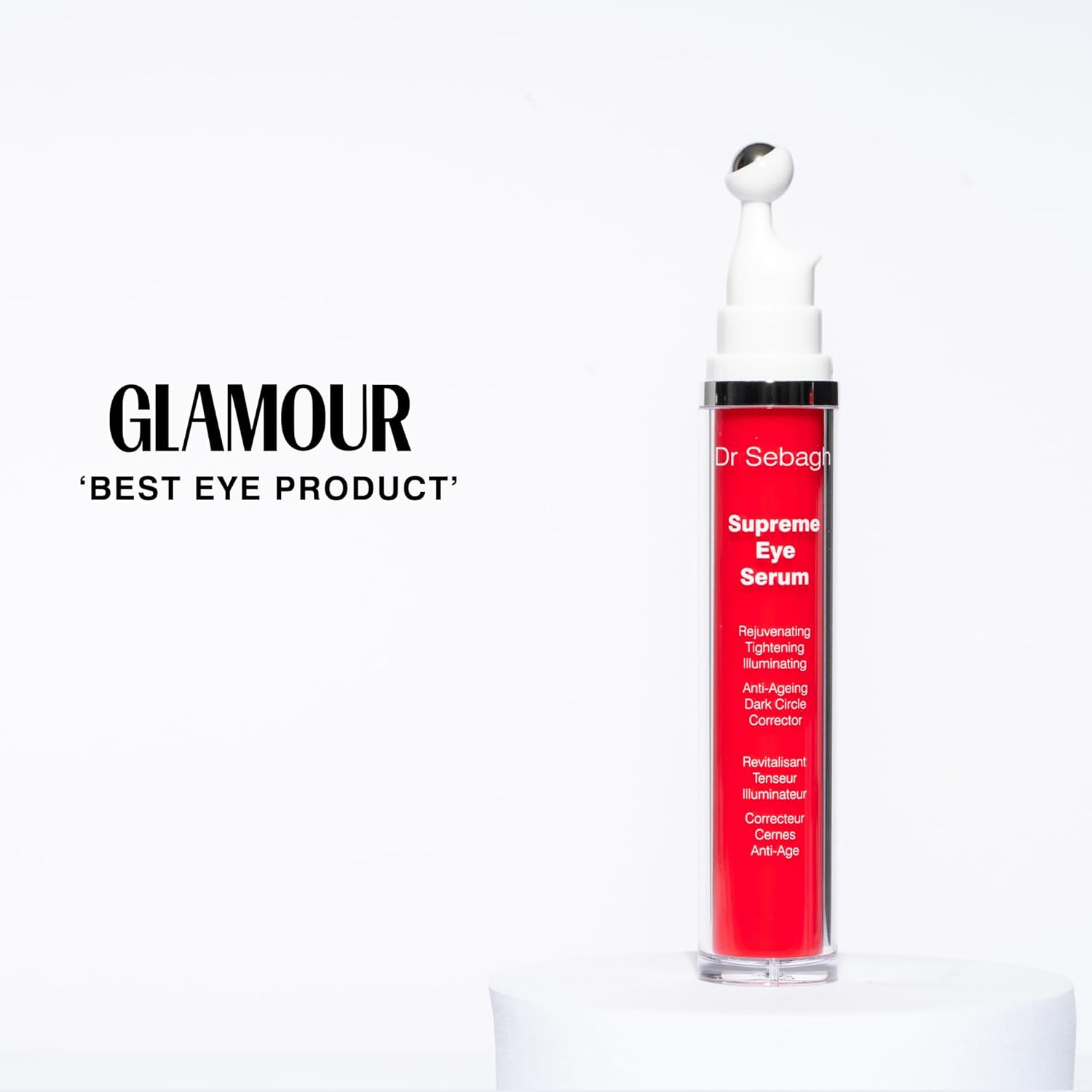 Dr Sebagh Supreme Eye Serum (0.5 Fl Oz) - Advanced Roll-On Formula | Designed To Aid Smoother Younger & Firmer-Looking Skin | Helps Reduce Puffiness Circles Fine Lines & Wrinkles | Boosts Elasticity : Beauty & Personal Care