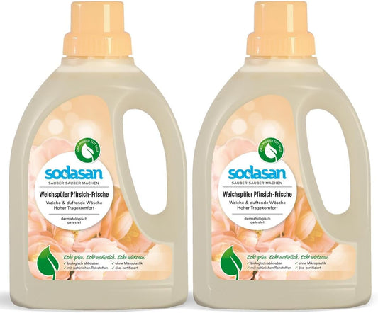 Sodasan Fabric Softener For You And Your World 2 X 750 Ml