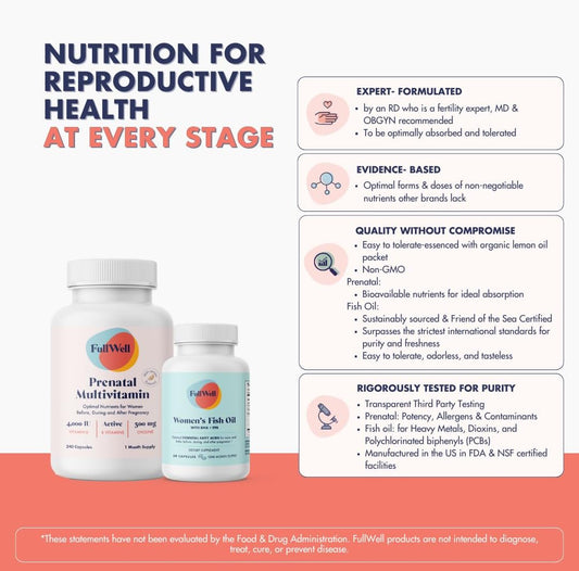 Prenatal Vitamin Lemon + Dha | Omega 3 Fish Oil With Dha & Epa For Brain Development & Nervous System Support | 26+ Vital Nutrients | Dietitian-Formulated, 3Rd Party Tested, 30 Servings