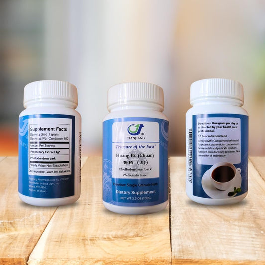 Phellodendron Bark - Huang Bai (Chuan) (5:1 Concentrated Herbal Extract Granules, 100G)