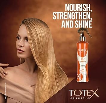 Totex Professional Two Phase Milk Therapy | Leave In Spray Conditioner | Detangler For Dry Damaged Hair Care Product | Shampoo Conditioner 400 Ml / 13,52 Fl Oz