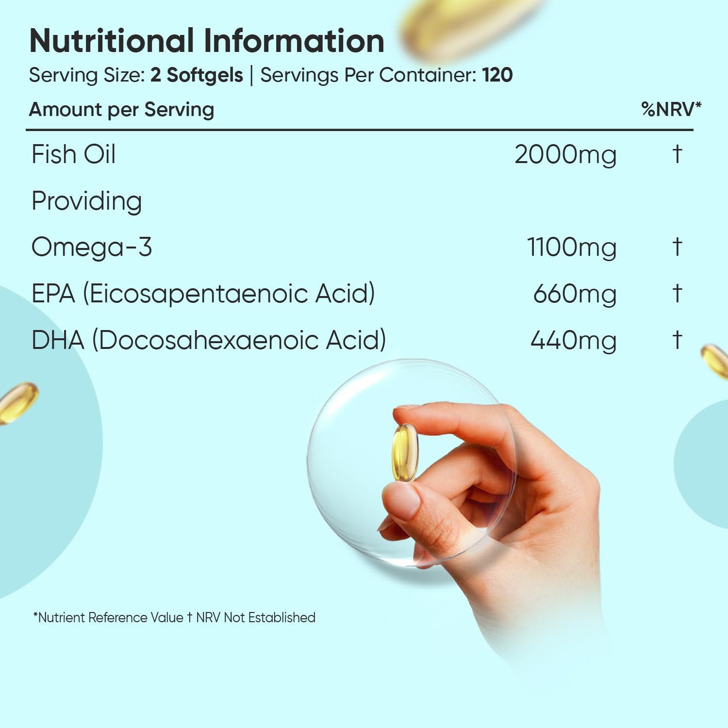 Omega 3 Fish Oil 2000mg - 240 Softgels (4 Months Supply) - 660mg EPA & 440mg DHA - Omega 3 Fatty Acids Supplements - Fish Oil Capsules - Made in The UK - Gluten-Free & Lactose-Free Capsules : Amazon.co.uk: Health & Personal Care