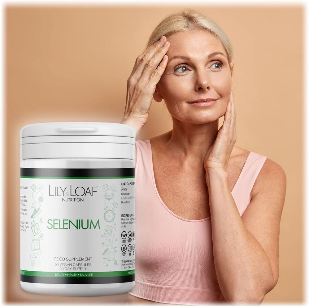 Selenium | 90 Day Supply | 90 Vegan Capsules | Potent Mineral | Powerful Antioxidant