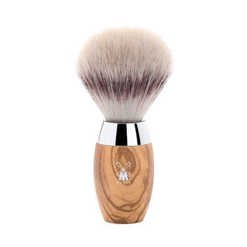 Mühle Kosmo Olive Wood Silvertip Fiber Shaving Brush - Synthetic Luxury Shave Brush For Men, Rich Lather : Beauty & Personal Care