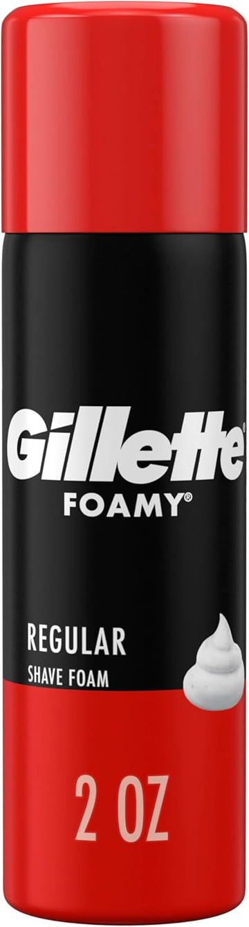 Gillette Foamy Regular Shaving Foam, 2 Oz