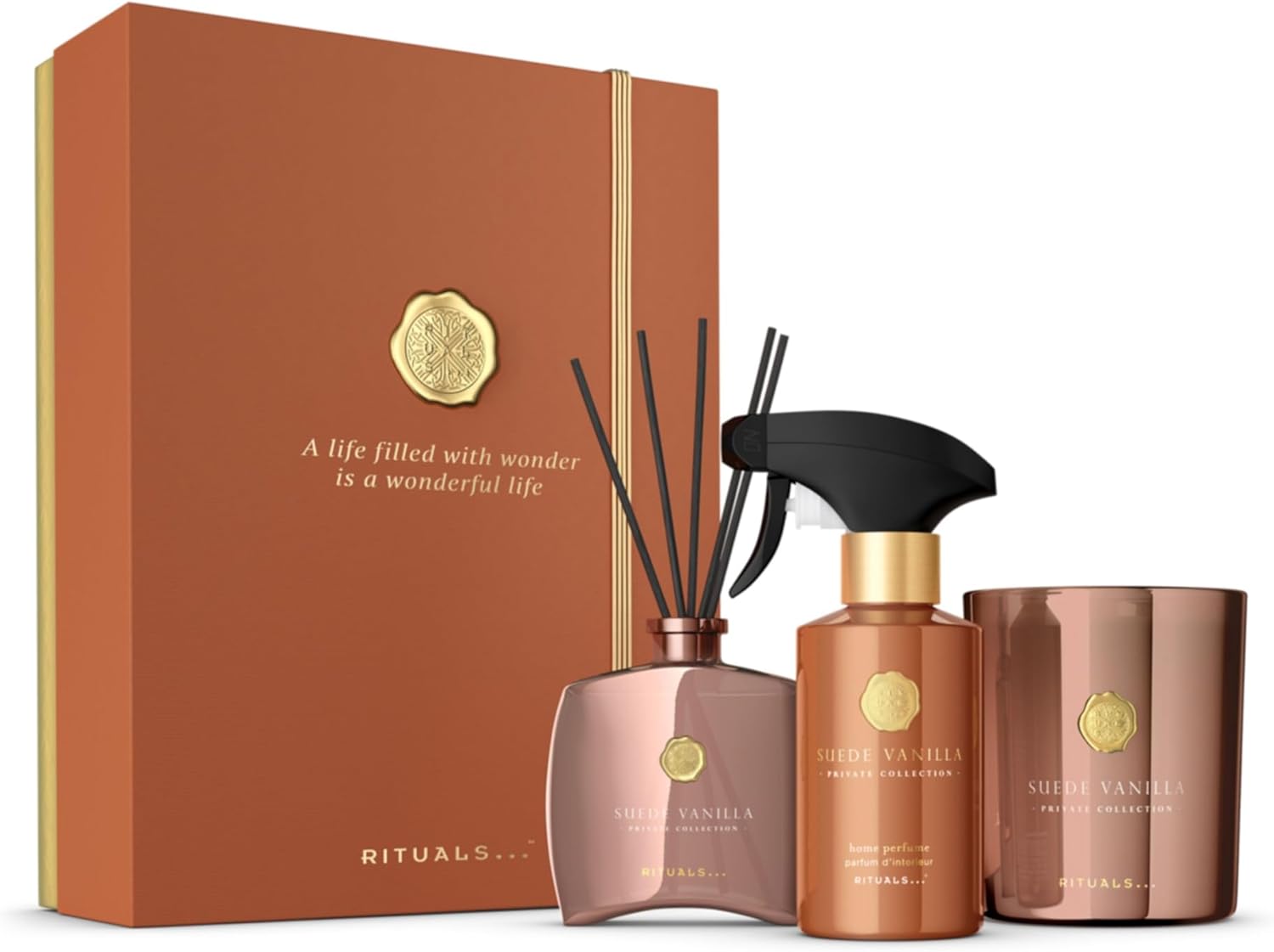 Rituals Large Gift Set For Women And Men From The Ritual Of Oudh – Four Indulgent Bath, Body And Home Fragrance Products Including Shower Foam, Hair & Body Mist, Body Scrub And Scented Candle