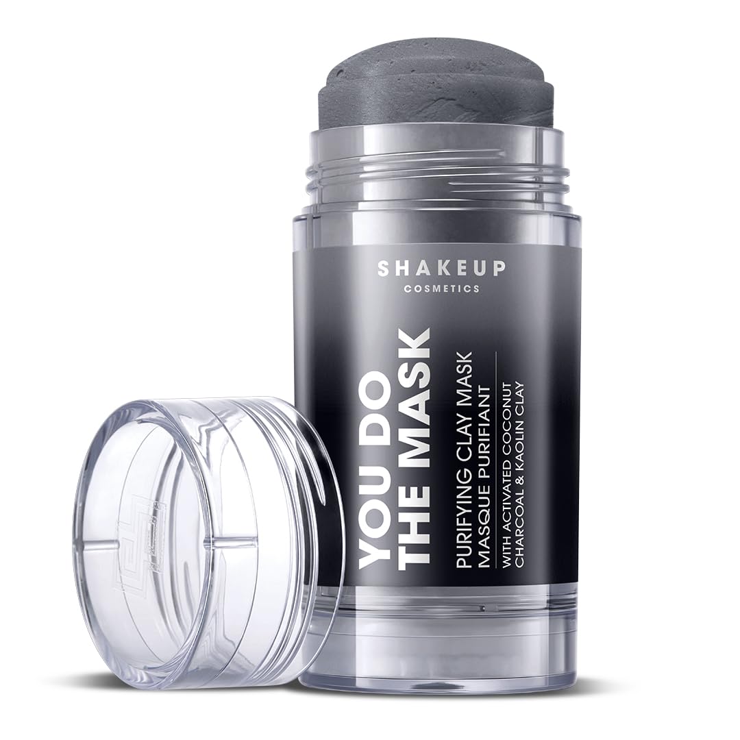 Mens Charcoal Face Mask Stick, Purifies, Cleanses, Hydrates & Nourishes With Coconut Extract. Vegan, Mess-Free & Easy To Apply, 35G. Aka. You Do The Mask