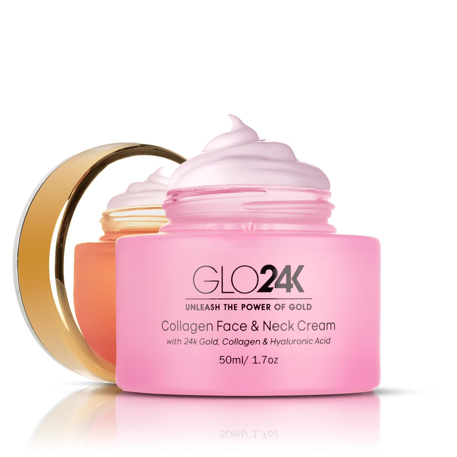Glo24K Collagen Face And Neck Cream With 24K Gold, Collagen And Hyaluronic Acid. Boost Your Skin’S Collagen Levels For A Radiant, Glowing Skin