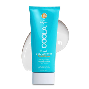 Coola Organic Sunscreen Spf 30 Sunblock Body Lotion, Dermatologist Tested Skin Care For Daily Protection, Vegan And Gluten Free, 5 Fl Oz