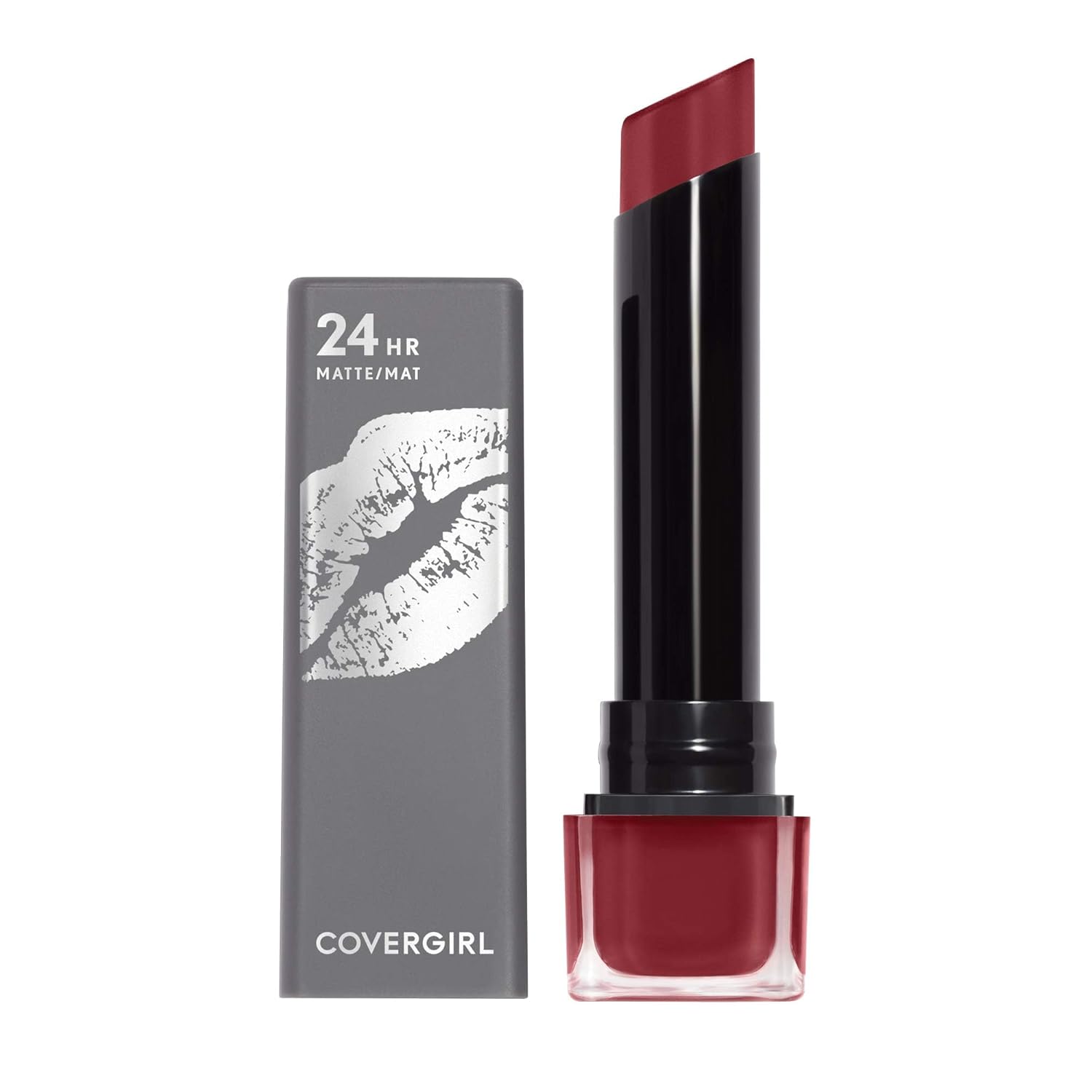 Covergirl Exhibitionist Ultra-Matte Lipstick, Transfer-Proof, 11 Fl Oz, 1 Count, Lipstick, Matte Lipstick, Long Lasting Lipstick, No Cracking Or Flaking, Increases Lip Moisture : Beauty & Personal Care