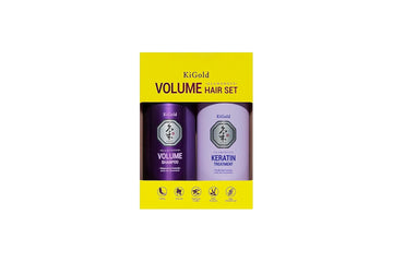 Daeng Gi Meo Ri- Ki Gold Glamorous Volume Shampoo + Keratin Treatment, Nourishing And Hydrating, 24Fl. Oz / 710Ml Each