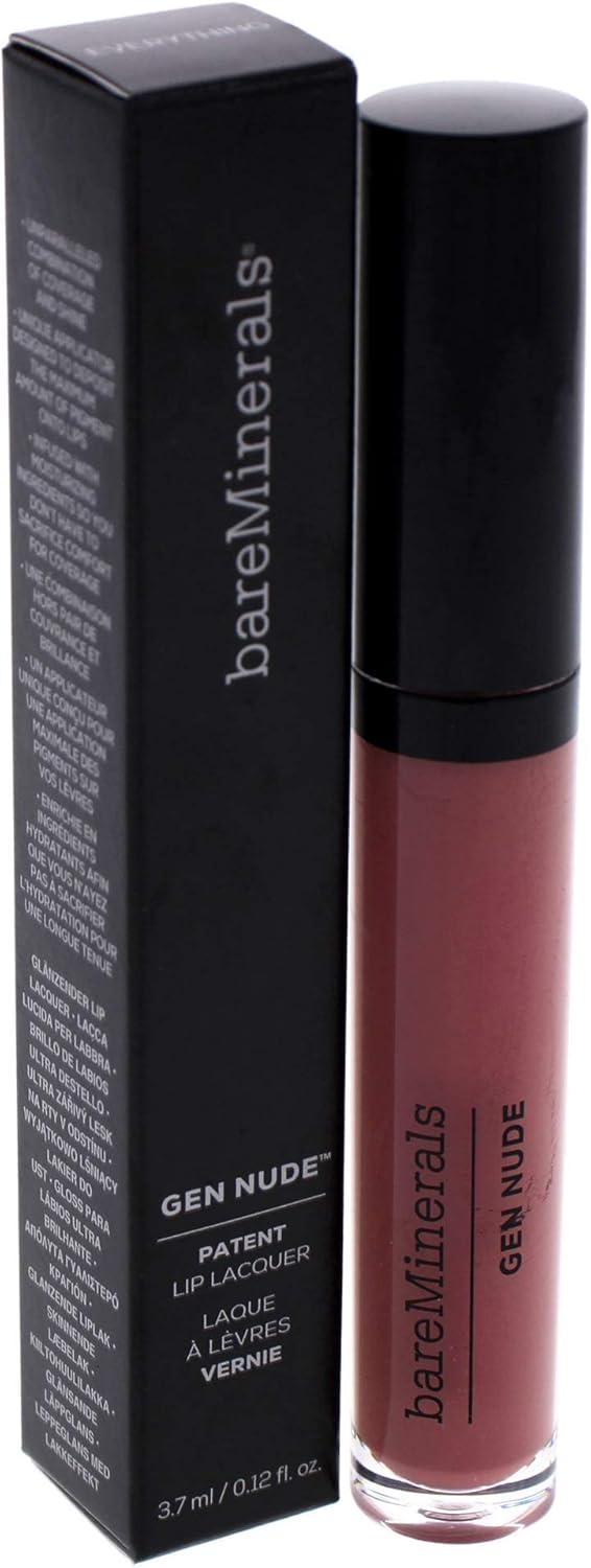 Bare Mínerals NUDE PATENT LIP LACQUER - EVERYTHING, 3.7ml