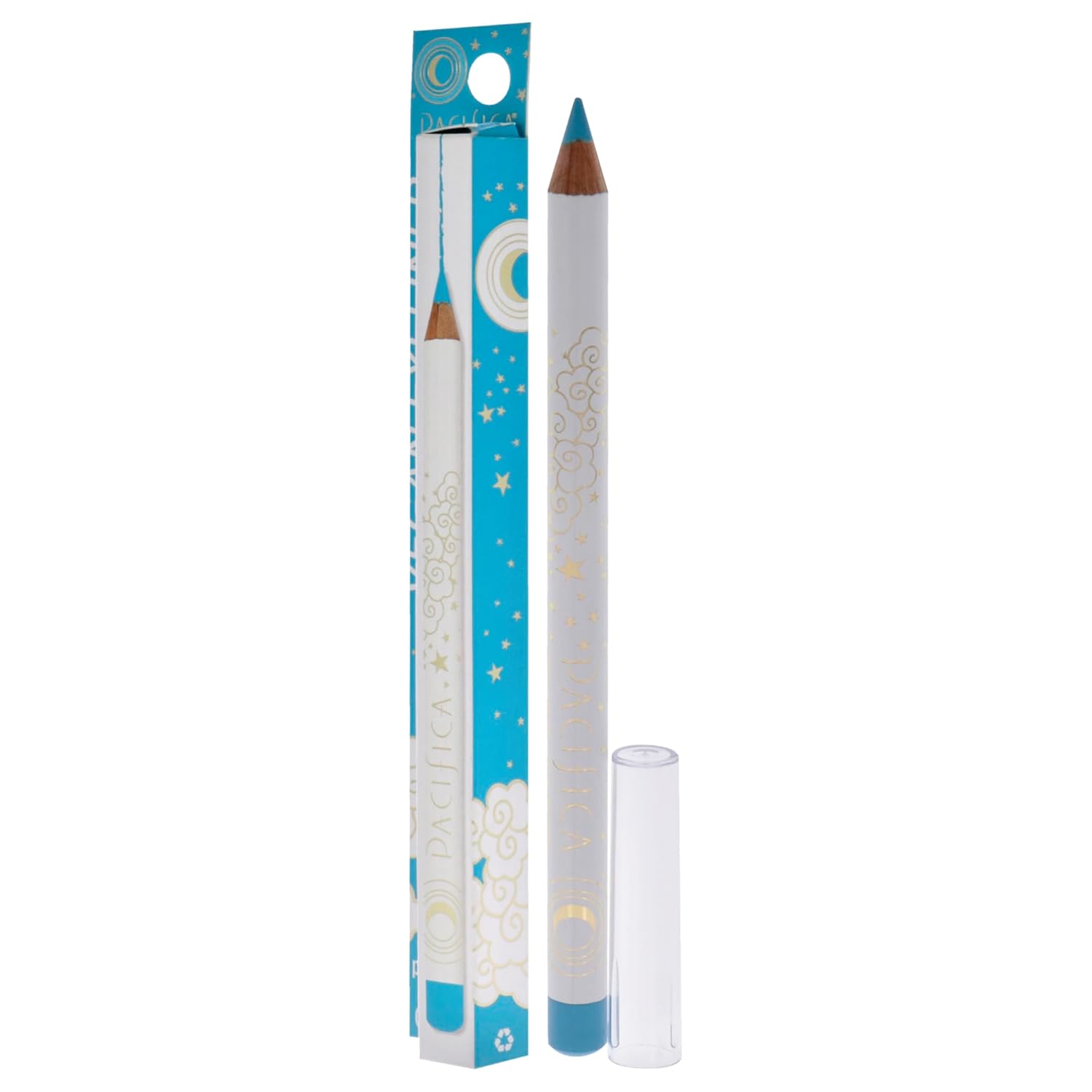 Pacifica Beauty Longwear Pastel Blue Eyeliner Pencil, Pigmented Vibrant Color, Vitamin E + Coconut Oil, No-Skip Formula, Graphic Liner, Vegan & Cruelty Free, Ocean, 0.038 Oz : Beauty & Personal Care