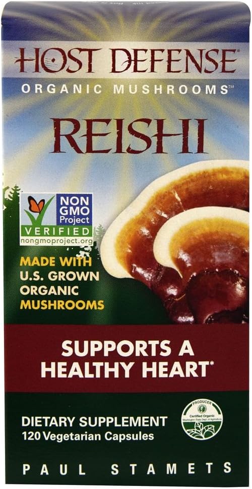 Host Defense Reishi 120 Vegetarian Capsules