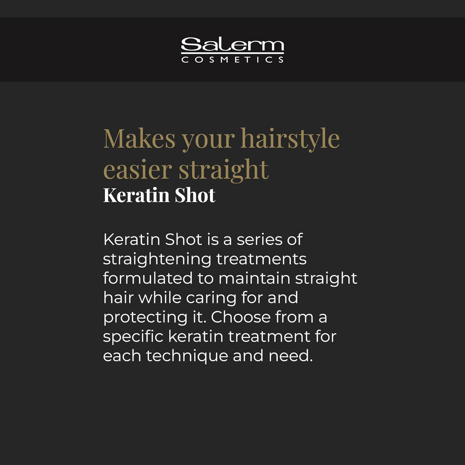 Salerm - Post Keratin Straightening - Keratin Shot Maintenance Kit With Shampoo 500 Ml + Mask 200 Ml + Serum 100 Ml - Smooth And Hydrated Hair - Prolongs Straightening Results For 3 Months : Beauty & Personal Care